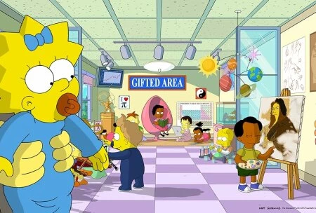 картика из Симпсонов