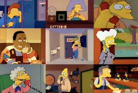 картика из Симпсонов