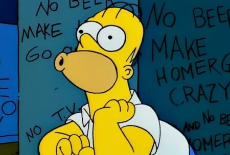 картика из Симпсонов