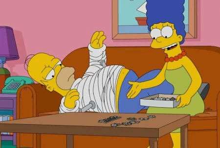 картика из Симпсонов